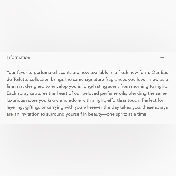 Sand + Fog Love Letters Perfume with Gold Cap - Picture 4 of 5